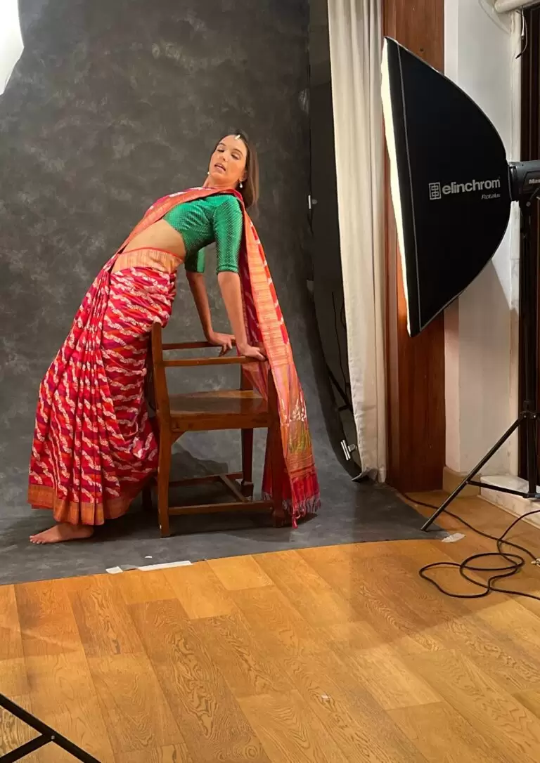 Saree Draping Services for models