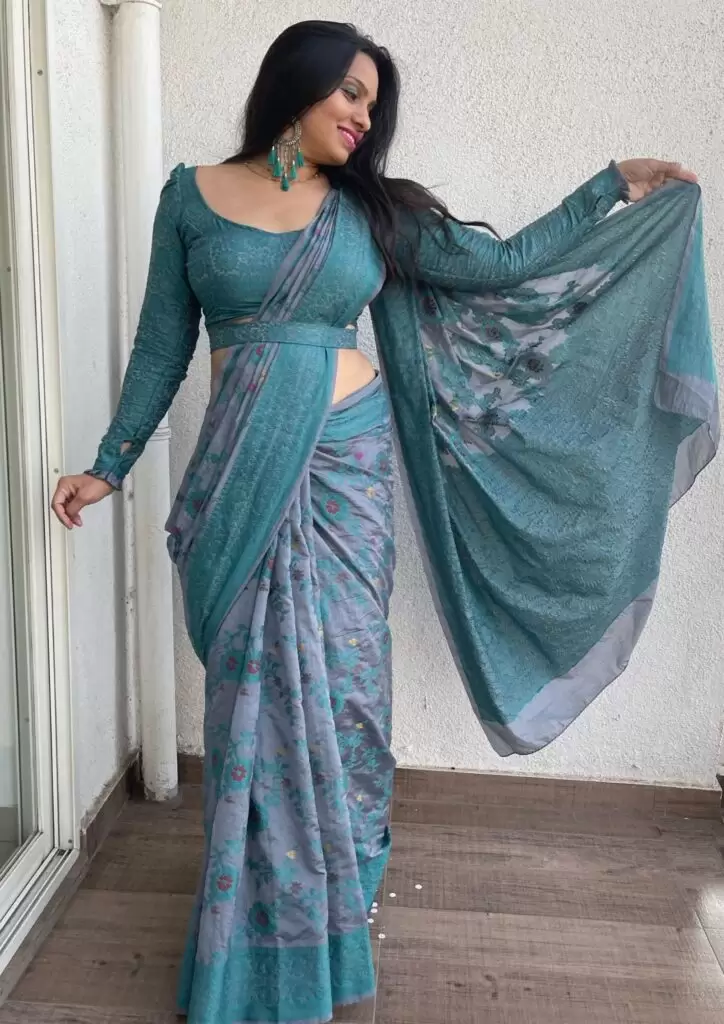 How To Drape Silk Saree