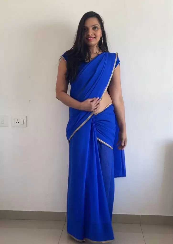 Deepika Padukone Style Saree Draping